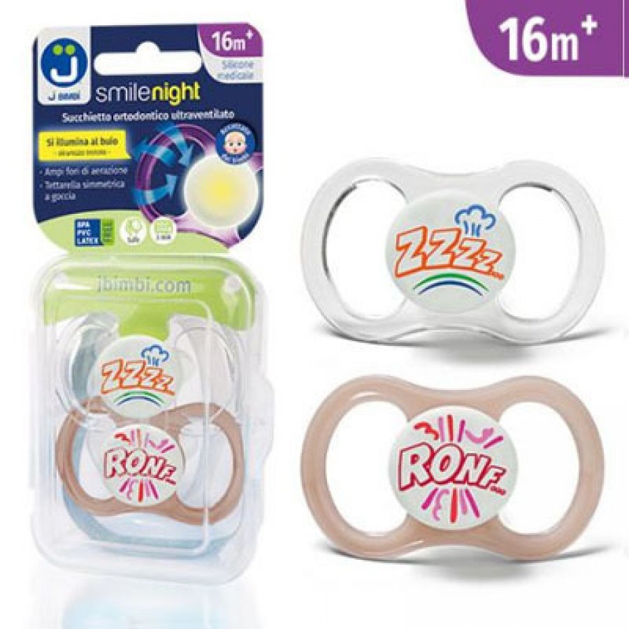 J BIMBI SMILE SUCCHIETTO NIGHT 16 MESI+ 2 PEZZI